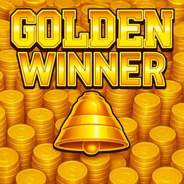 Golden Winner slot logo by Inspired Gaming at SlotsGem Casino