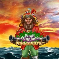 Pirate Kingdom Megaways slot logo by Iron Dog Studio at SlotsGem Casino